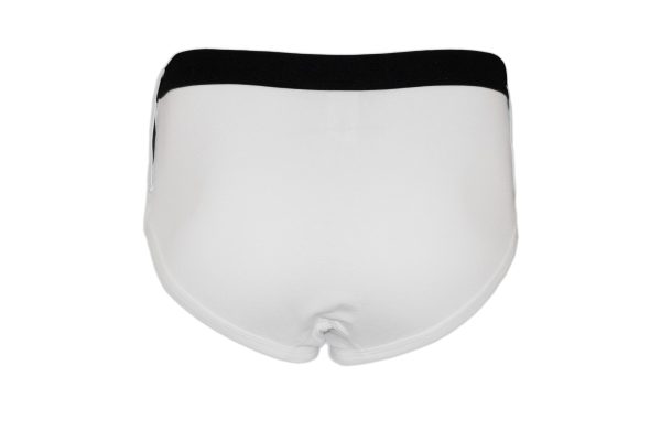 Traditional Brief White Back